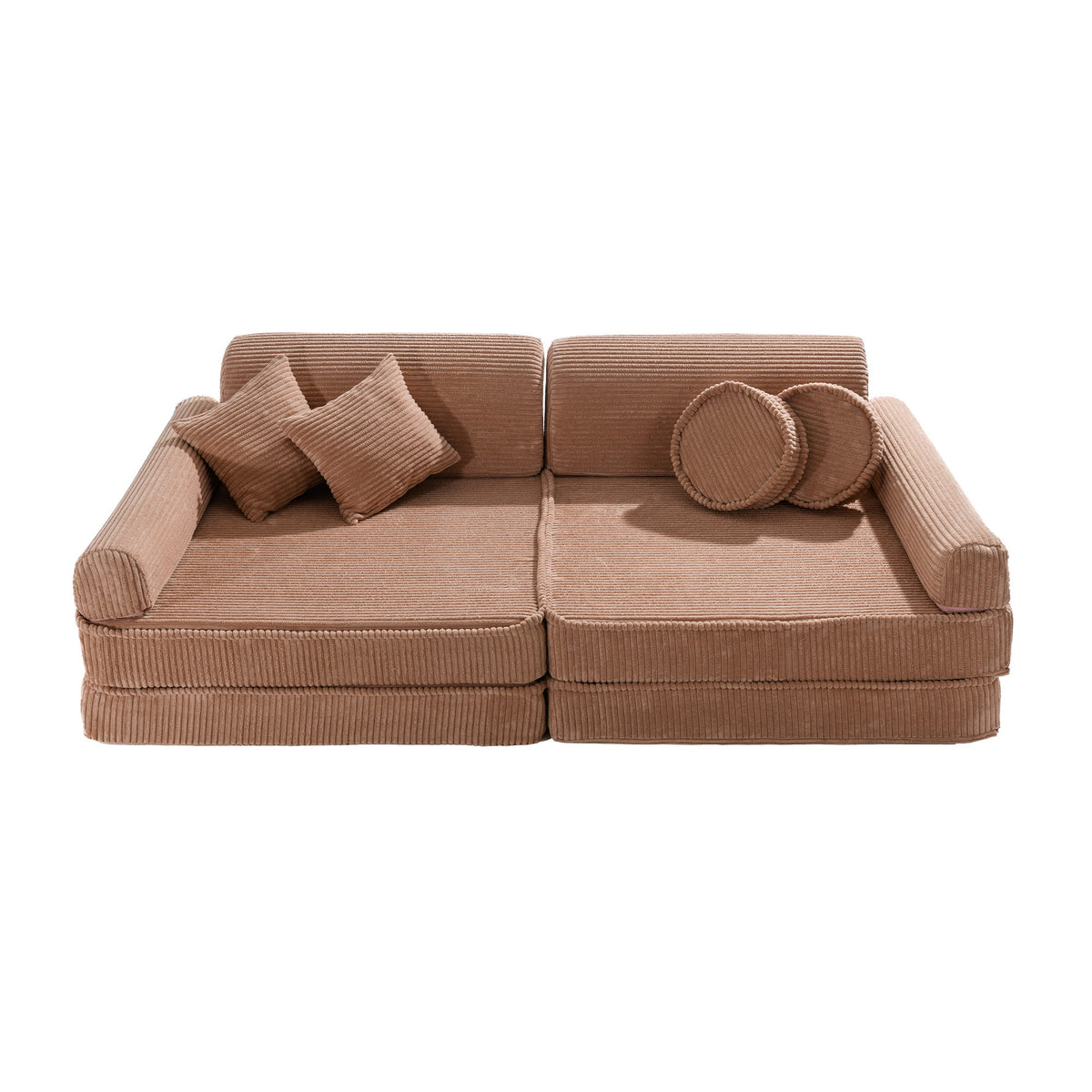 SRC:gid://shopify/Product/10777695224155 | Large Modular Sofa for Kids - Premium Corduroy Powder Pink