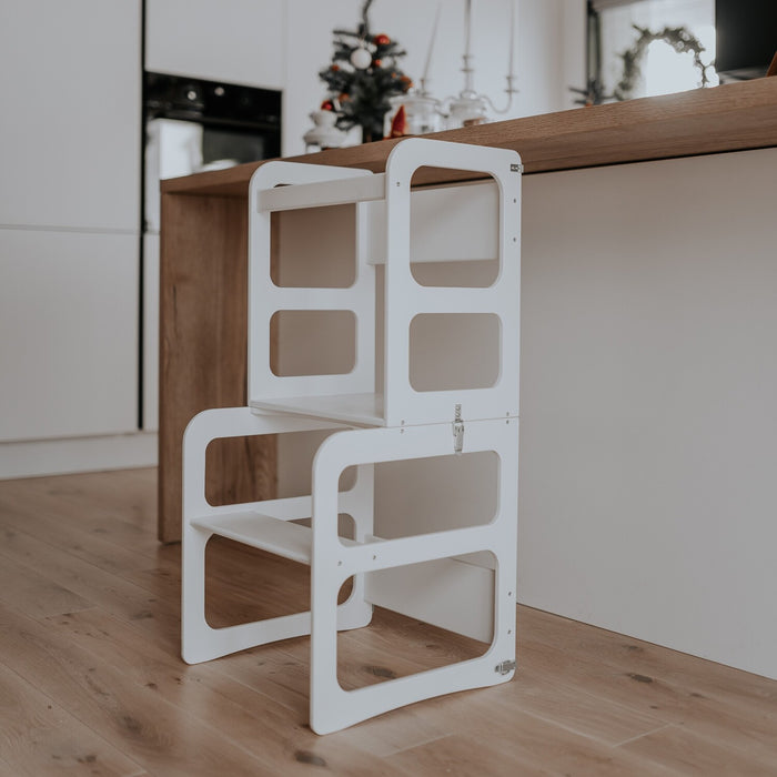 2-in-1 Kitchen Tower · Table & Chair
