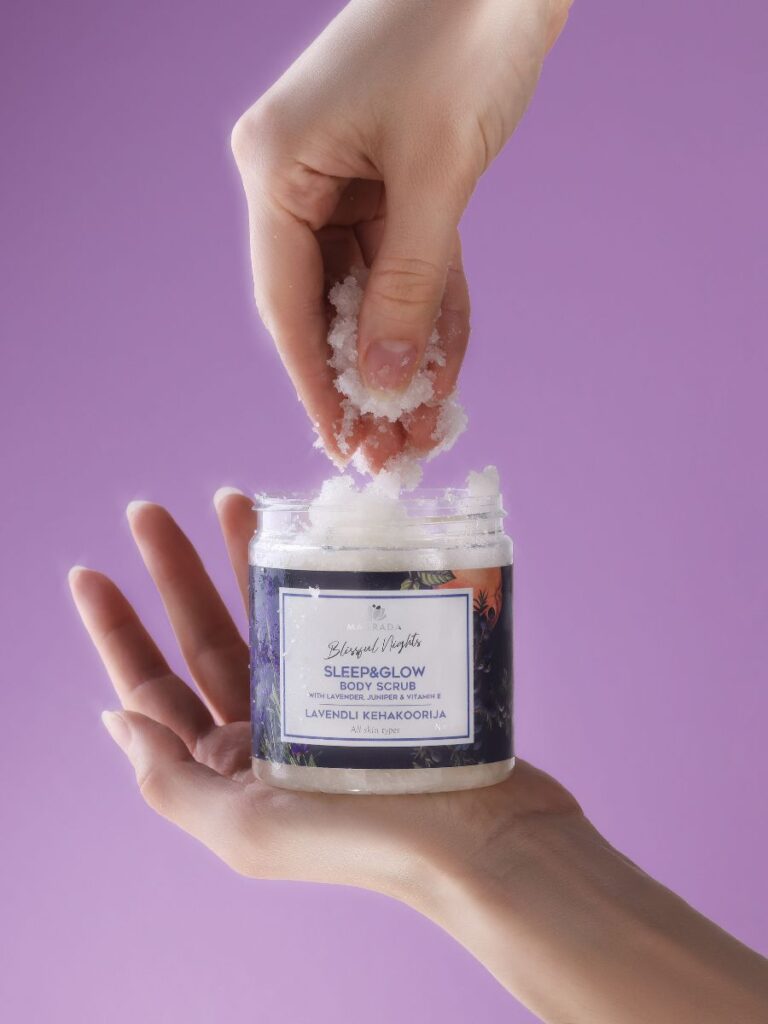 Exfoliante corporal de lavanda Magrada