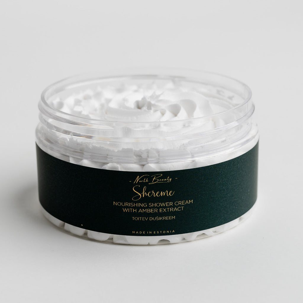 Crema de ducha con ámbar