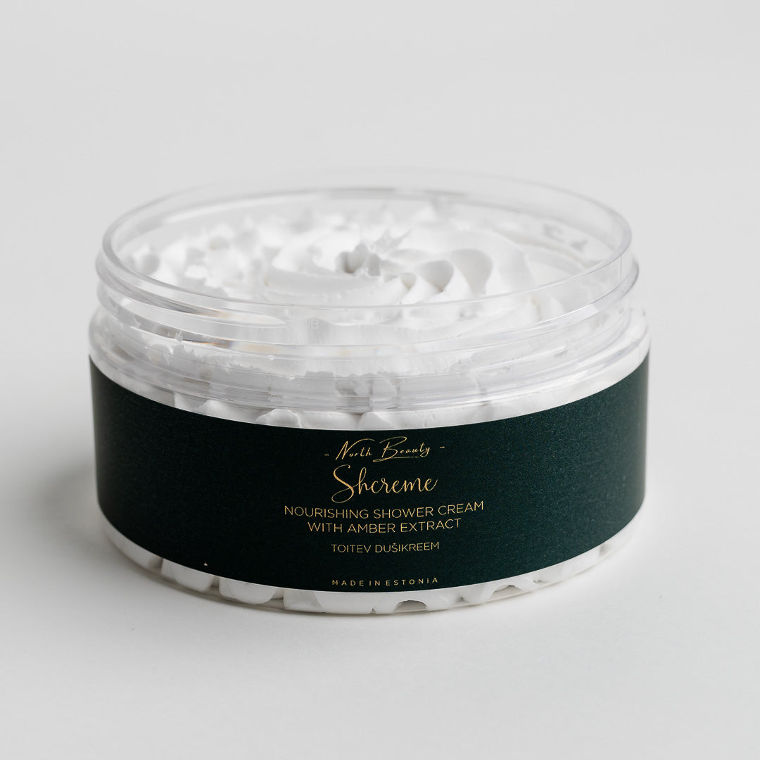 Crema de ducha con ámbar