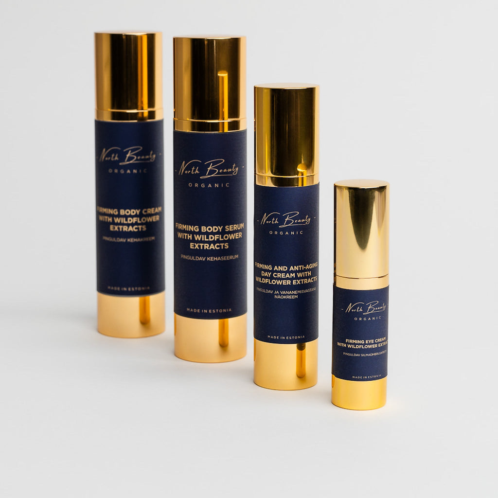 Set reafirmante facial y corporal North Beauty con ácido hialurónico