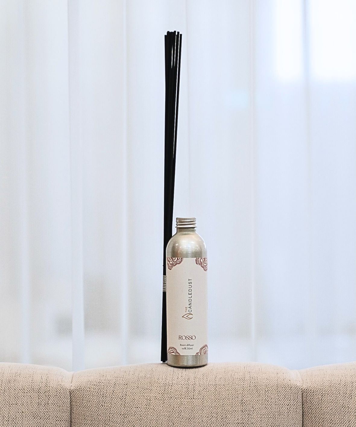 Candledust Rosso · Luxurious Room Diffuser Refill, 250ml - Rosso