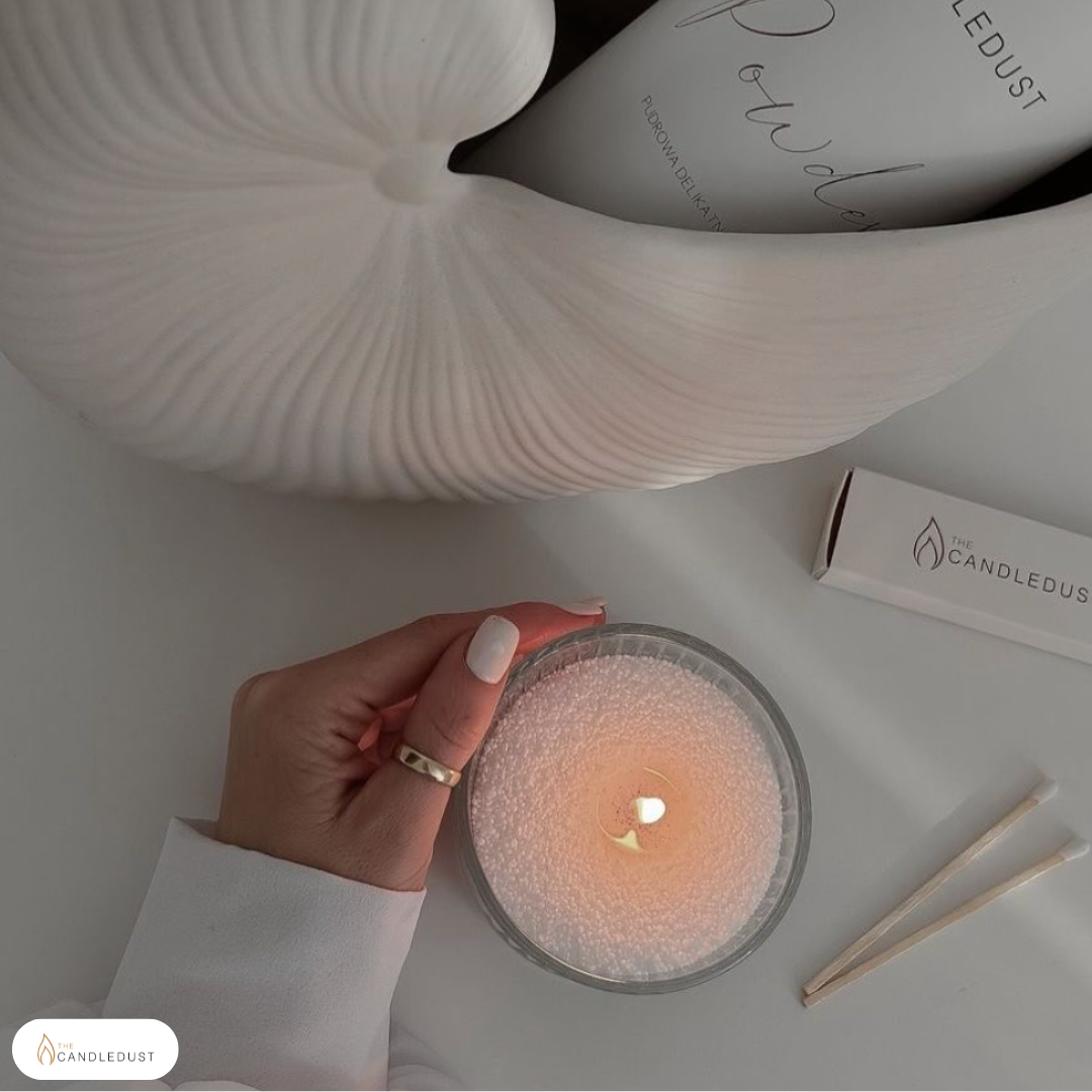 Candledust Diamond Dust · ejemplo de uso de vela en polvo