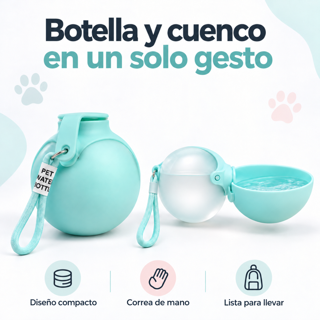 Creatividad AquaMove con botella y cuenco integrado