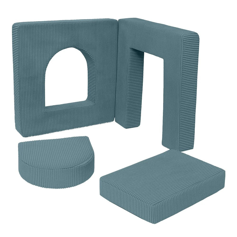 Set de juego modular MeowBaby Aesthetic · Turquesa