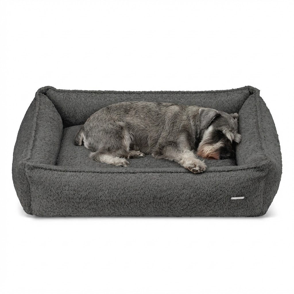 Buklaa cama antracita con perro