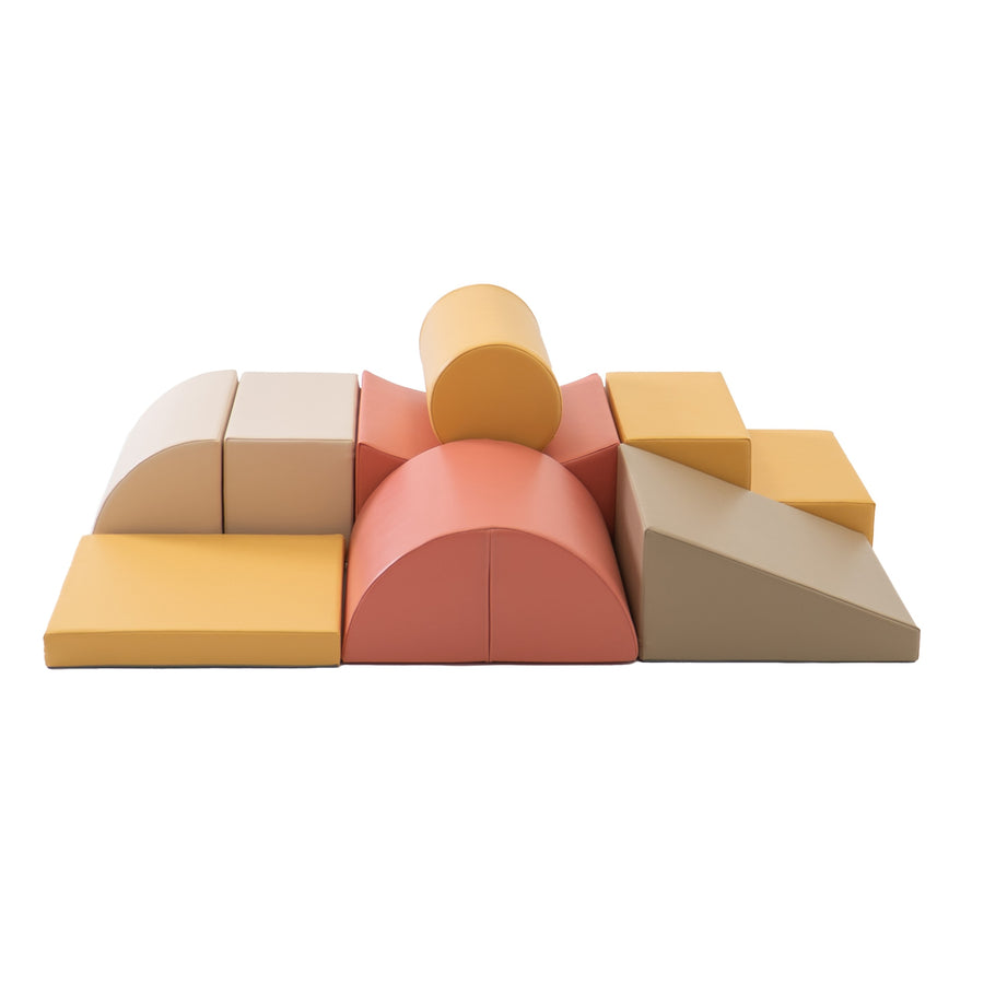 IGLU Adventurer · Set de 8 bloques de juego blando · Pastel Pink