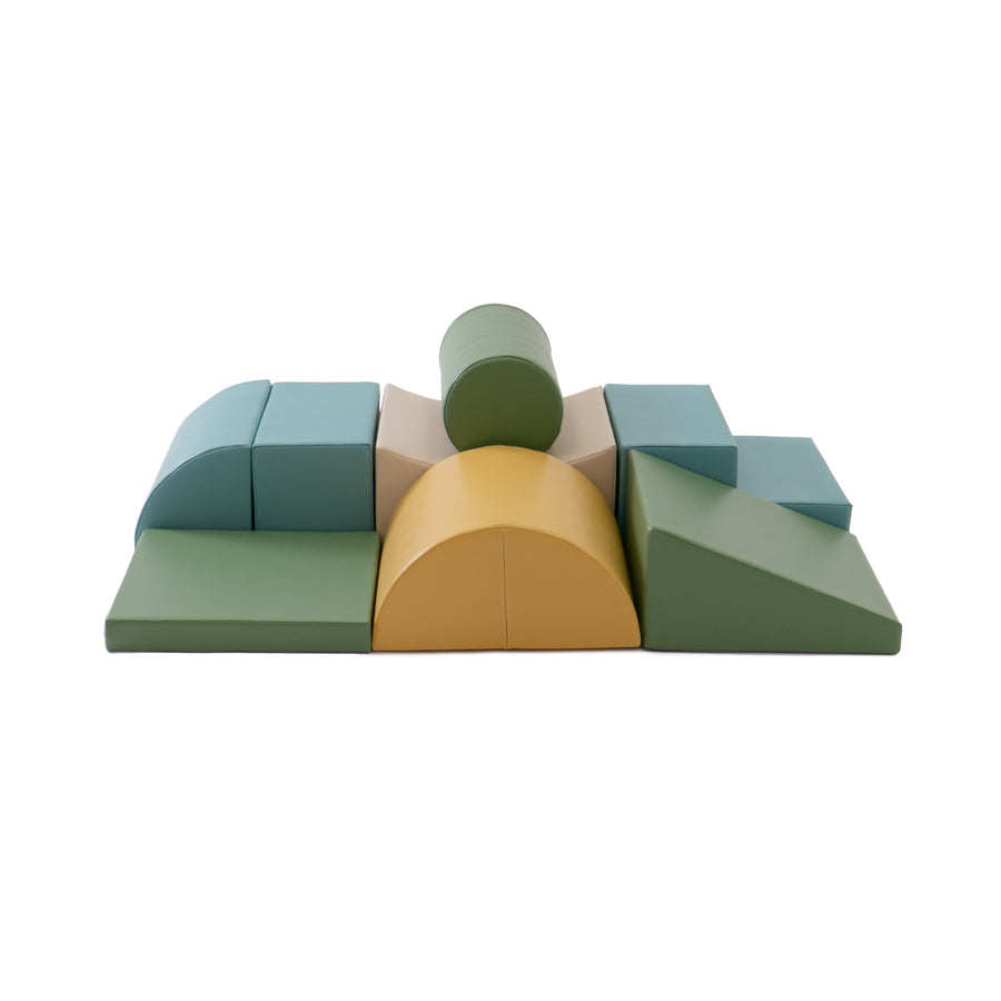 IGLU Adventurer · Set de 8 bloques de juego blando · Pastel Turquoise