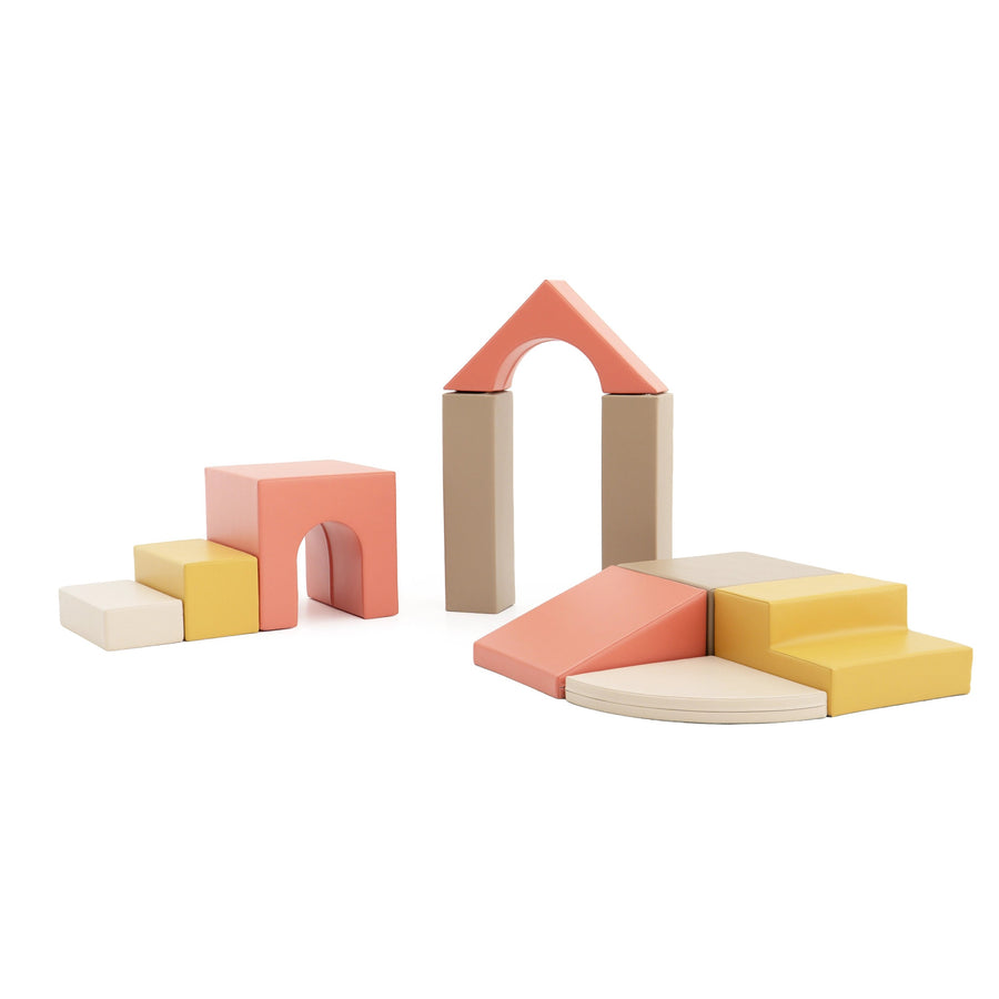 IGLU Creativity · Set de 10 bloques de juego blando · Pastel Fries
