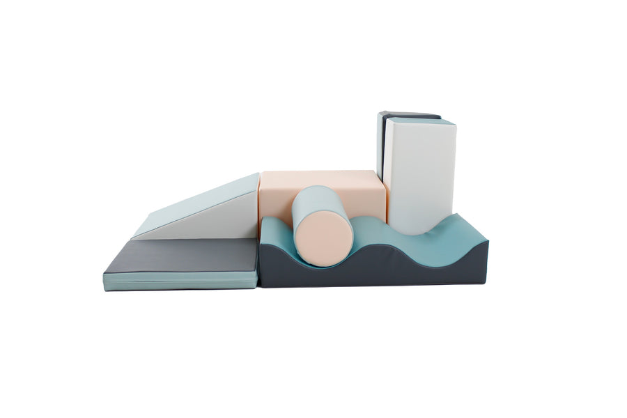 IGLU Discoverer · Set de 7 bloques de juego blando · Light Pastel