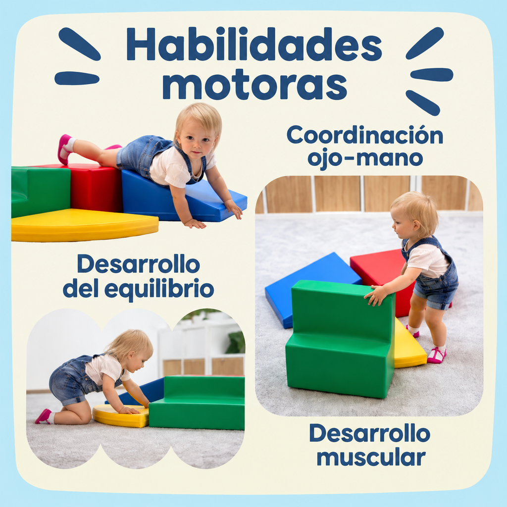 IGLU Soft Play · habilidades motoras, coordinación, equilibrio y desarrollo muscular