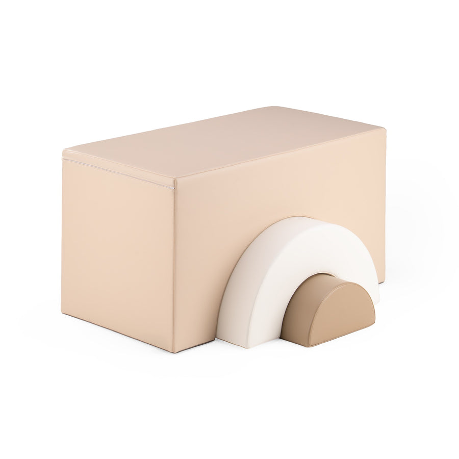 IGLU Rainbow Bridge · Puente de juego blando · Beige, White & Grey Beige