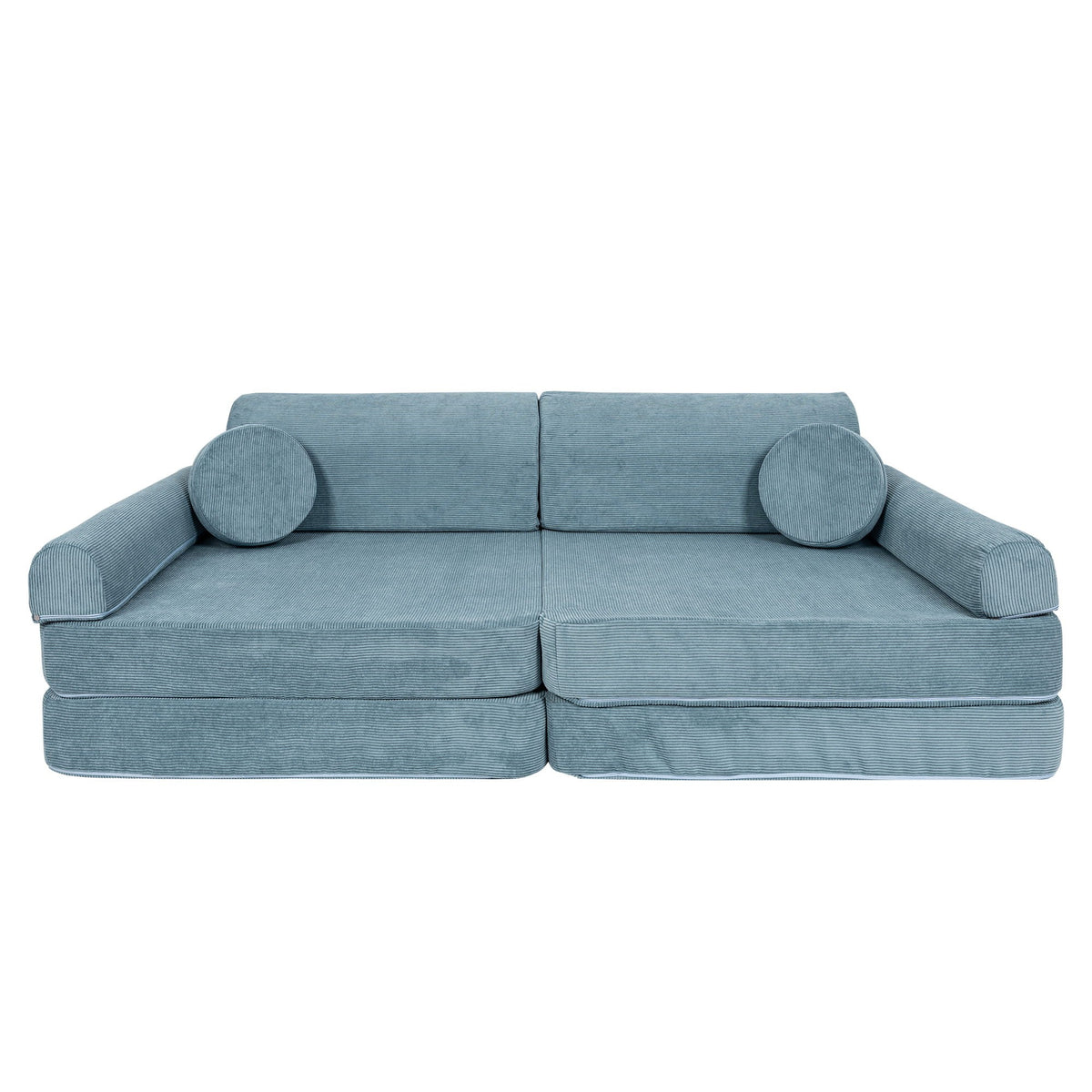 SRC:gid://shopify/Product/10777695453531 | Large Modular Sofa for Kids - Slimcord Corduroy Turquise