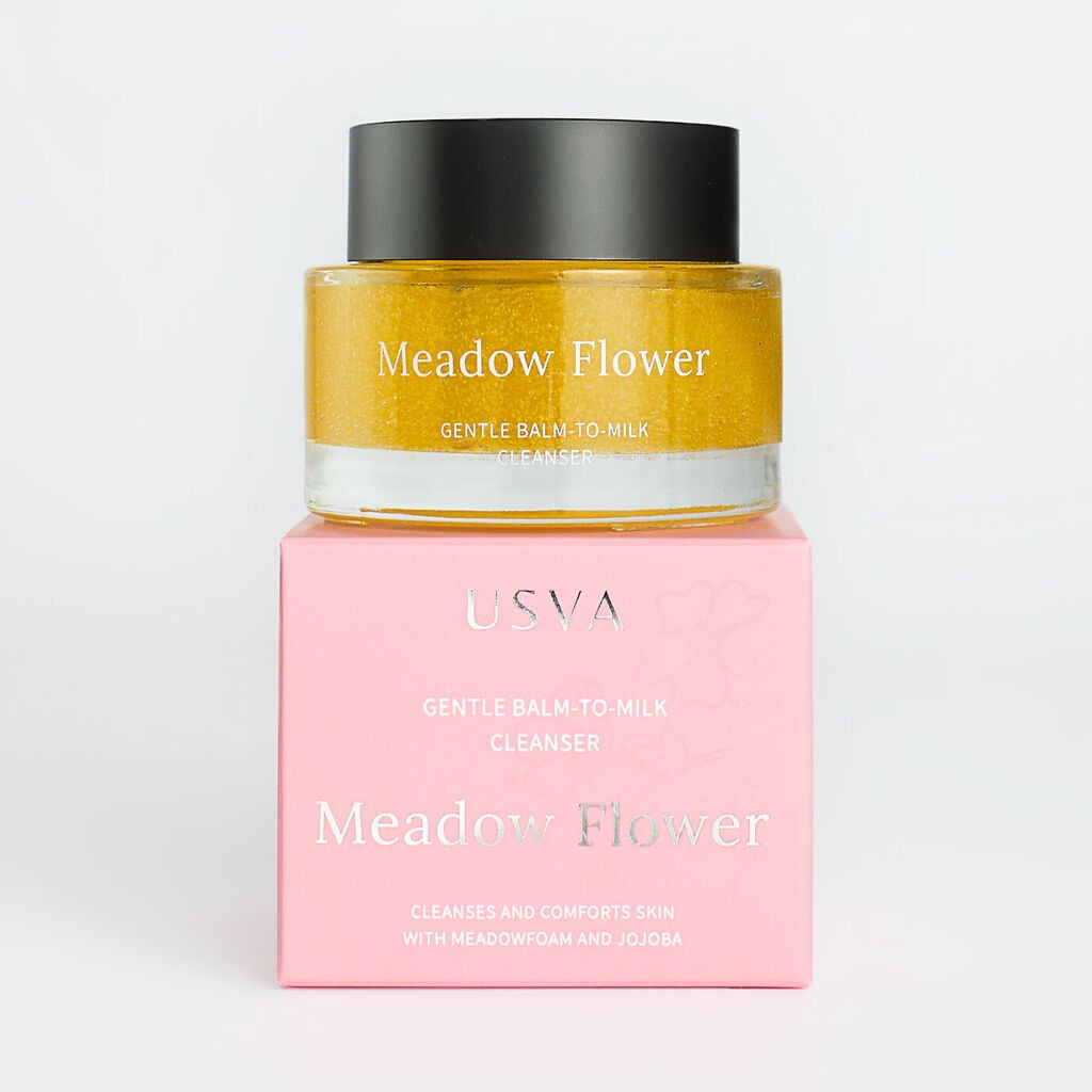 Meadow Flower Gentle Balm-to-Milk Cleanser de Usva Cosmetics