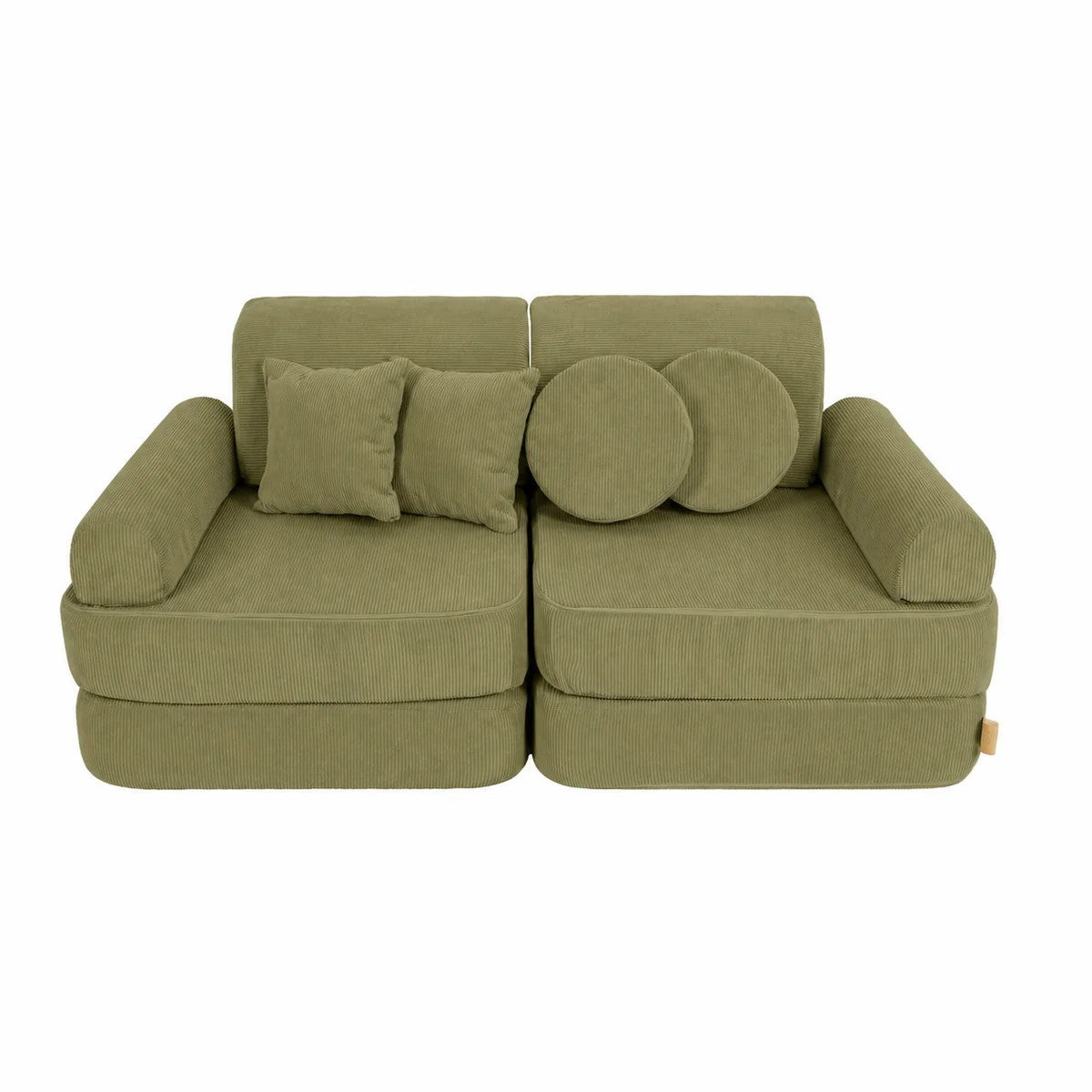 SRC:gid://shopify/Product/10777711477083 | Medium Modular Sofa for Kids - Slimcord Lime