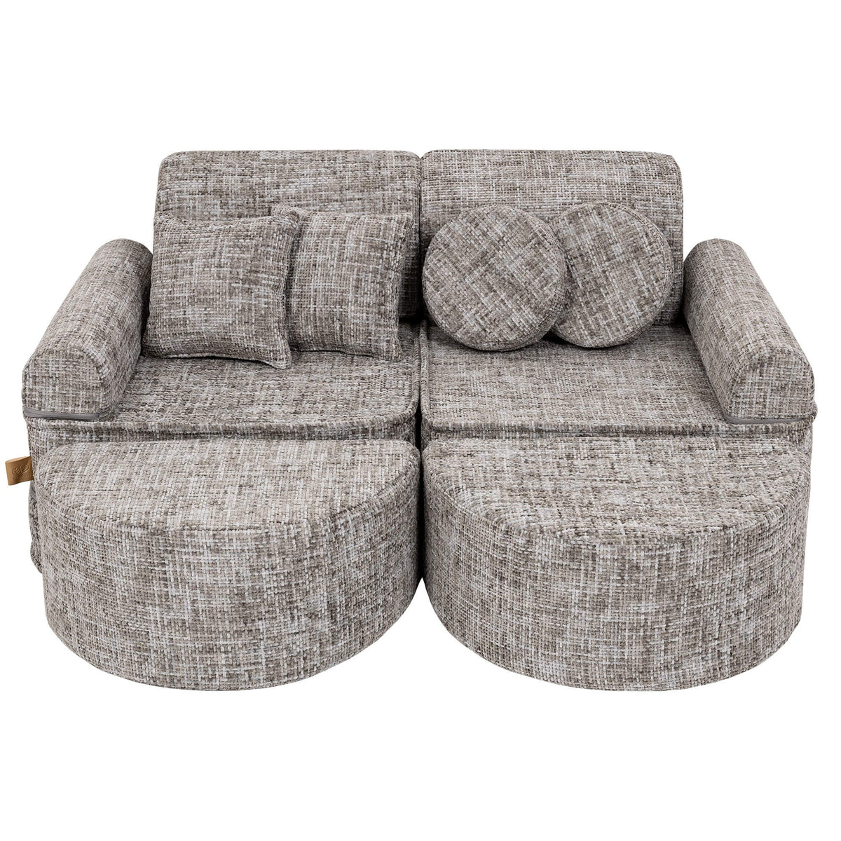 SRC:gid://shopify/Product/10777705873755 | Medium Modular Sofa for Kids - Tangle Moon Grey Plus