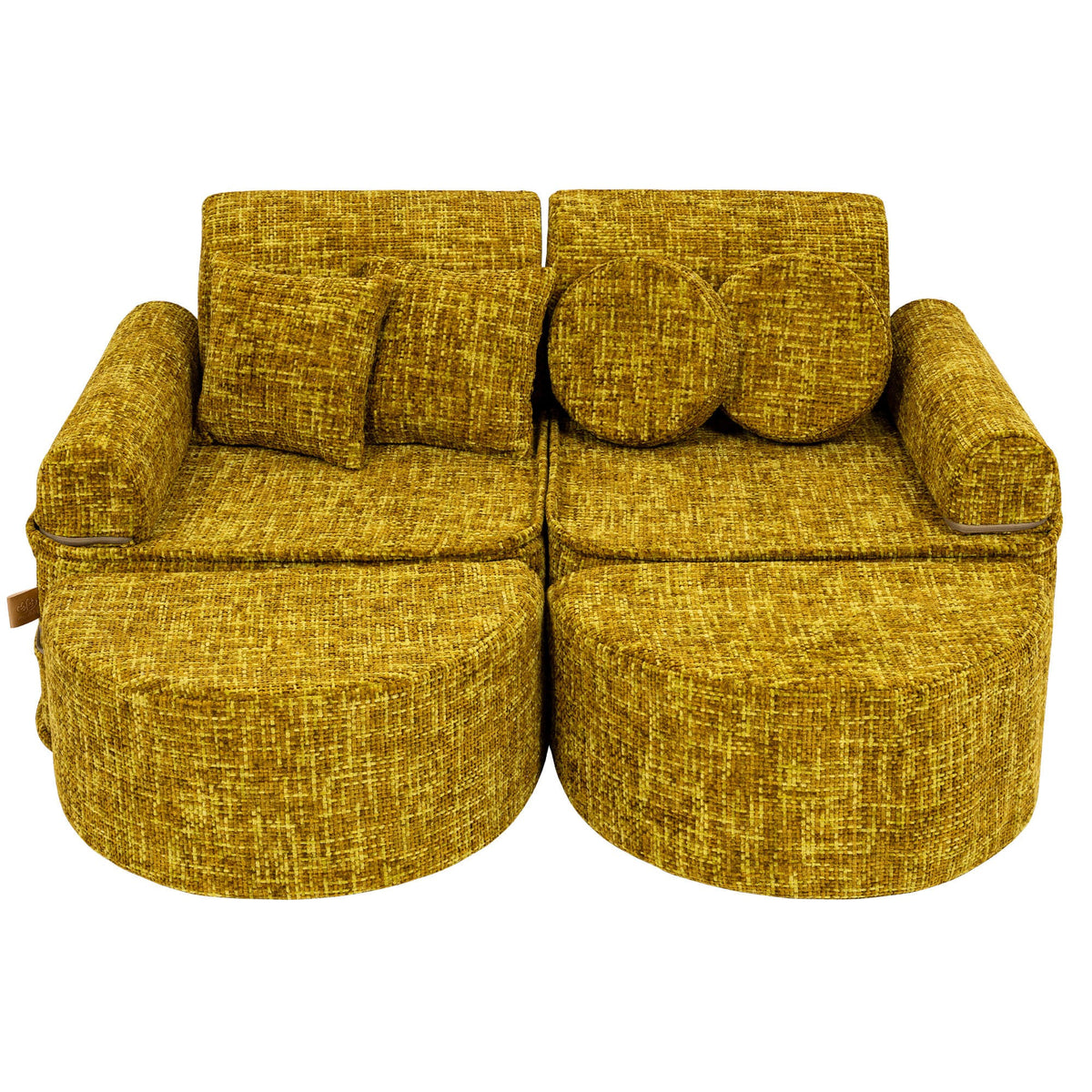SRC:gid://shopify/Product/10777699582299 | Medium Modular Sofa for Kids - Tangle Honey Mustard Plus