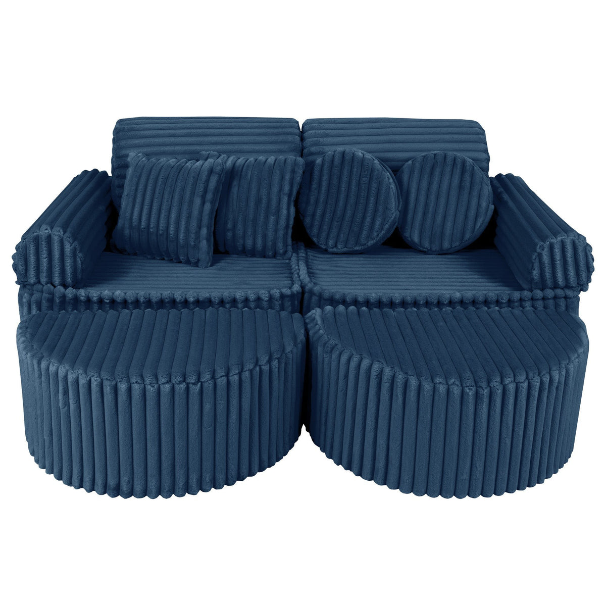SRC:gid://shopify/Product/10777712886107 | Medium Modular Sofa for Kids - Churros Blue Plus