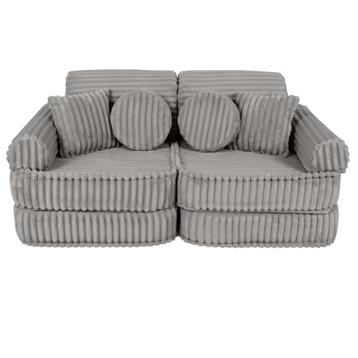 SRC:gid://shopify/Product/10777700696411 | Medium Modular Sofa for Kids - Churros Moon Grey