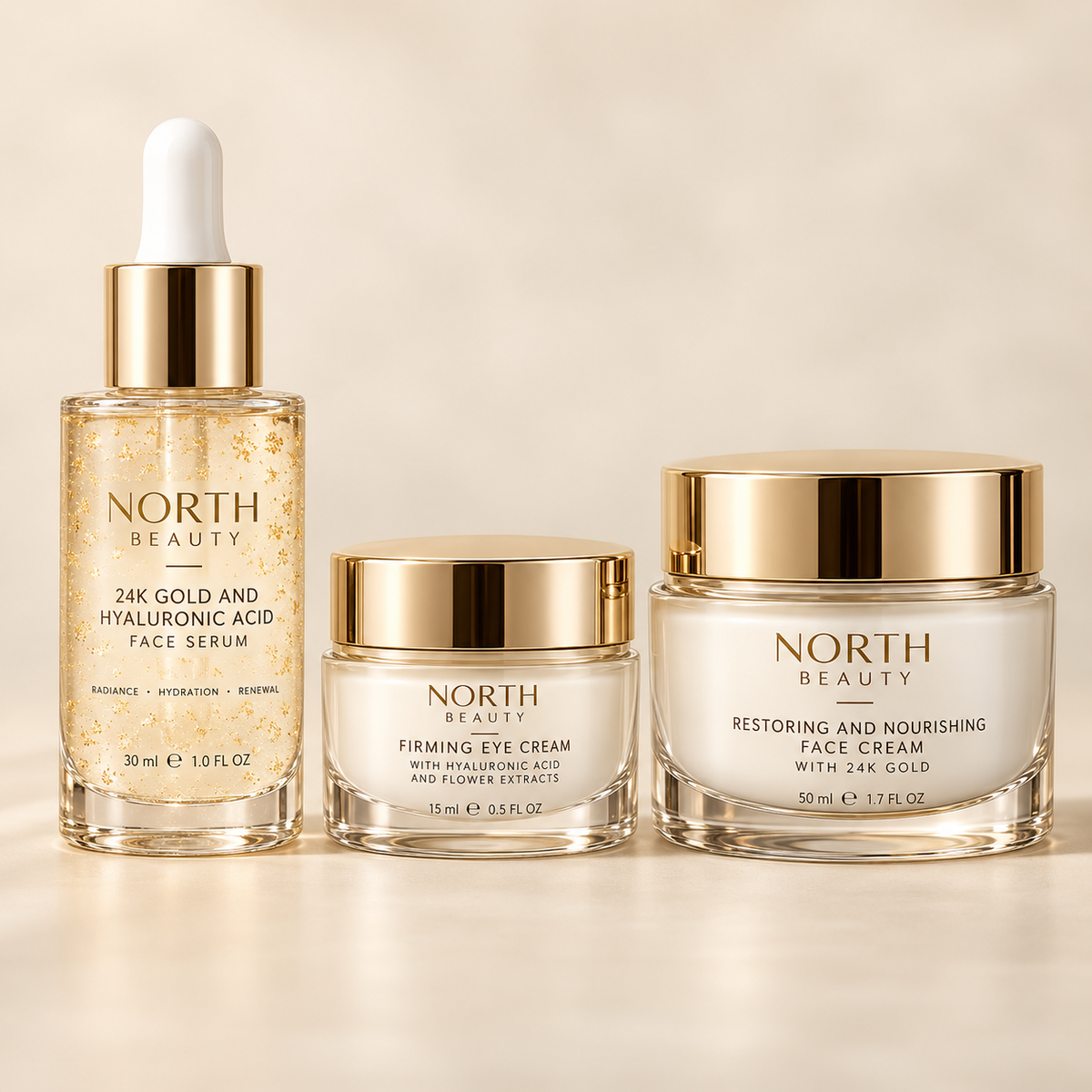 Set completo North Beauty · Ritual Gold & Lift