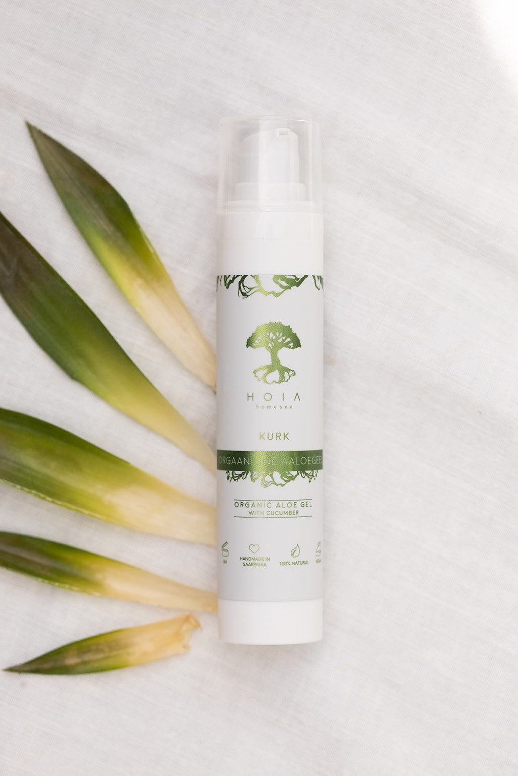 Gel de aloe orgánico con pepino HOIA