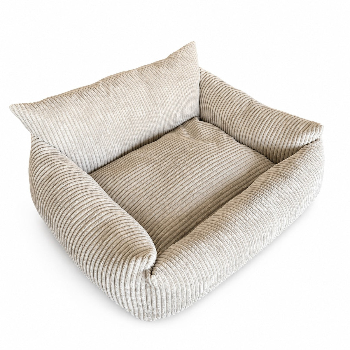 SRC:gid://shopify/Product/10777606619483 | Lodie Corduroy Dog Sofa with Removable Cover – Cloud Grey, L