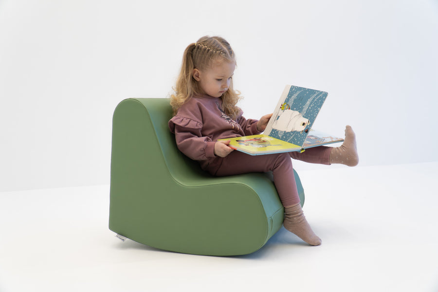 IGLU Rocking Chair · Sillón mecedora blando · Green