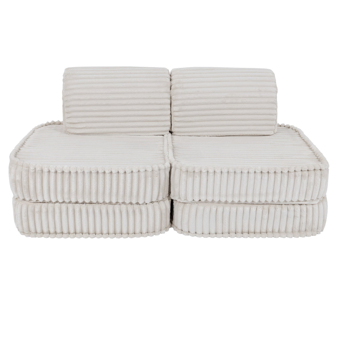 SRC:gid://shopify/Product/10777700204891 | Small Modular Sofa for Kids - Churros White
