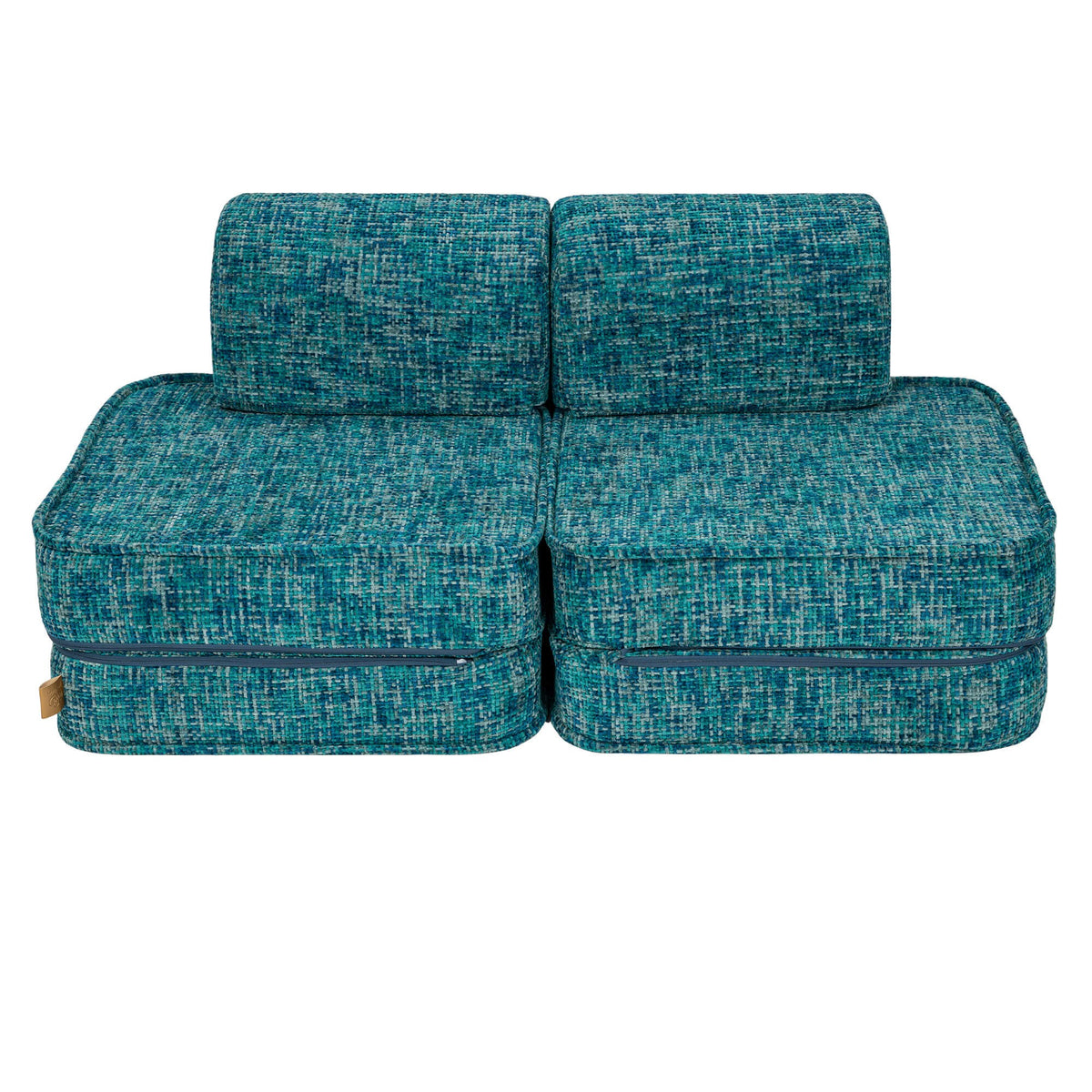 SRC:gid://shopify/Product/10777699287387 | Small Modular Sofa for Kids - Tangle Lagoon Blue