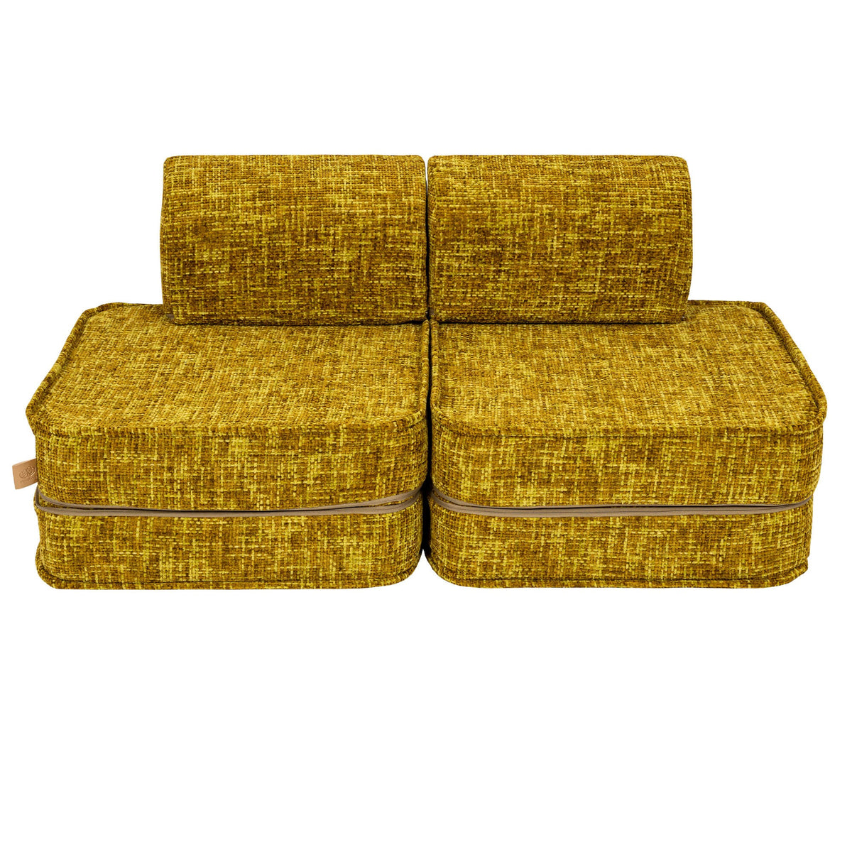 SRC:gid://shopify/Product/10777699221851 | Small Modular Sofa for Kids - Tangle Honey Mustard