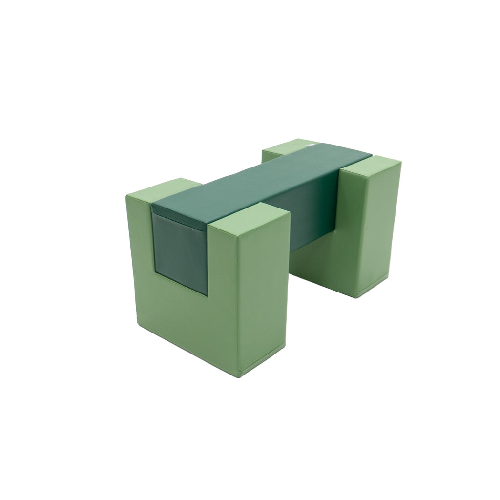 Soft Play Activity Set Balance Bridge - Green