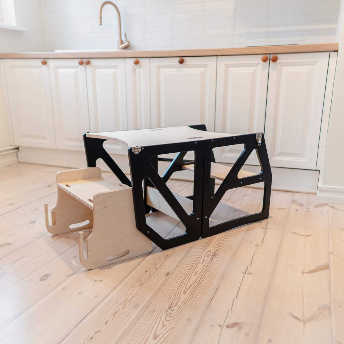Transformable Kitchen Tower - Modustep and High Chair Combo