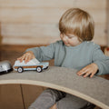 Wooden Balance Board With Grey Felt
